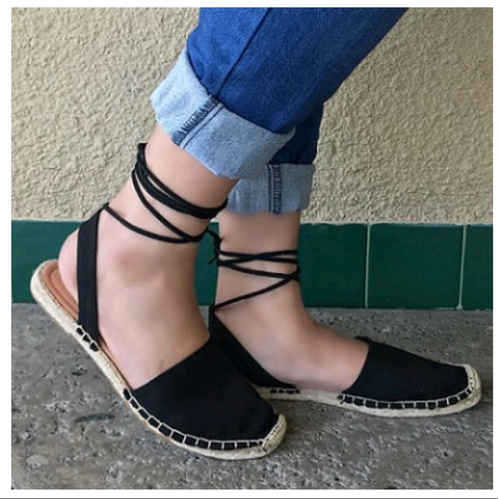 New arrival- Espadrille Sandals, Flats - Picture 3 of 8